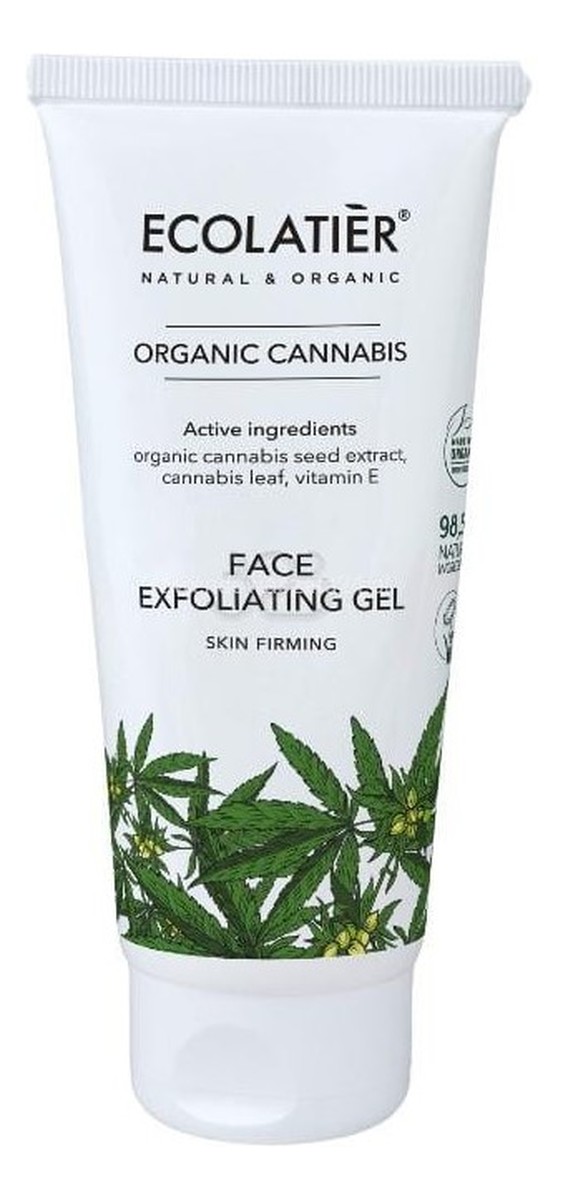 Organic Cannabis Żel złuszczający do twarzy