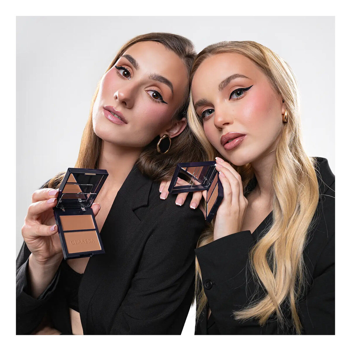 Claresa Duo Palette Kremowo-pudrowa paleta do konturowania 8.5g