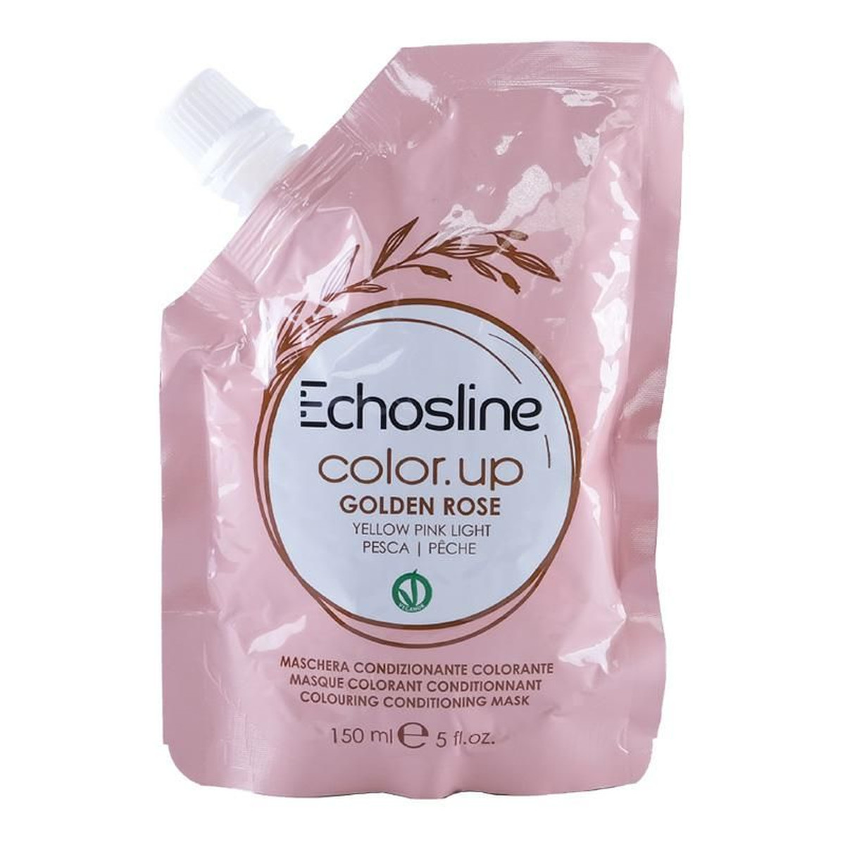 Echosline Color.up colouring conditioning mask maska koloryzująca do włosów golden rose 150ml