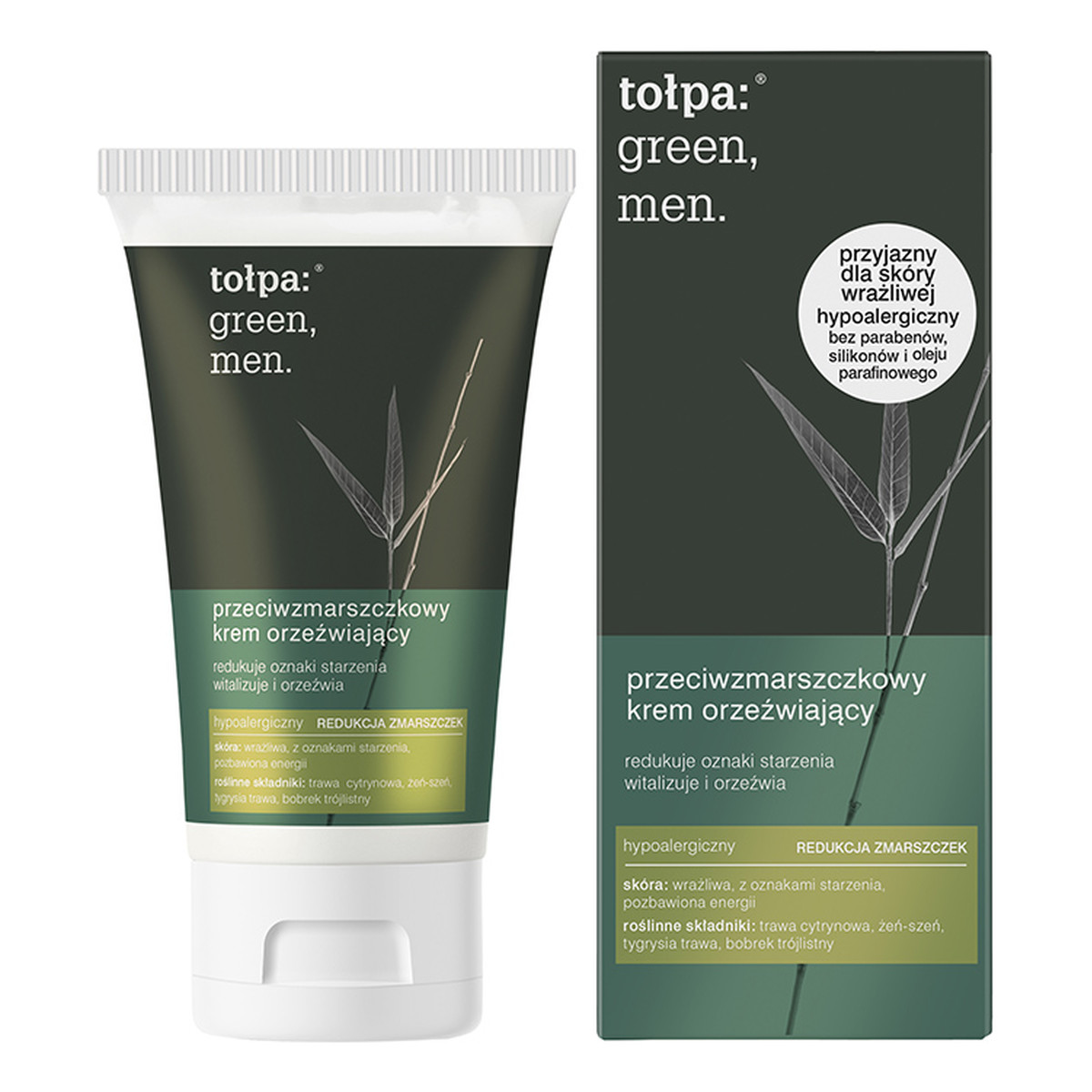 Tołpa Green Men Przeciwzmarszczkowy krem orzeźwiający 50ml