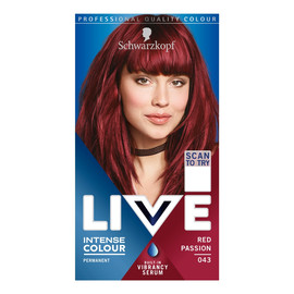 Live intense colour farba do włosów 043 red passion