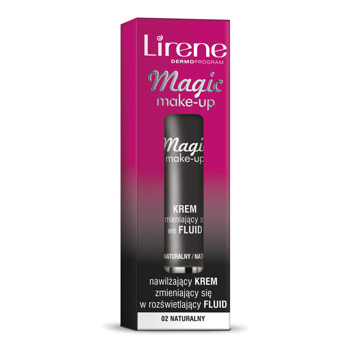 Lirene Magic Make Up Dermo Program Nawilżający Krem Zmieniający Się w Rozświetlający Fluid 30ml