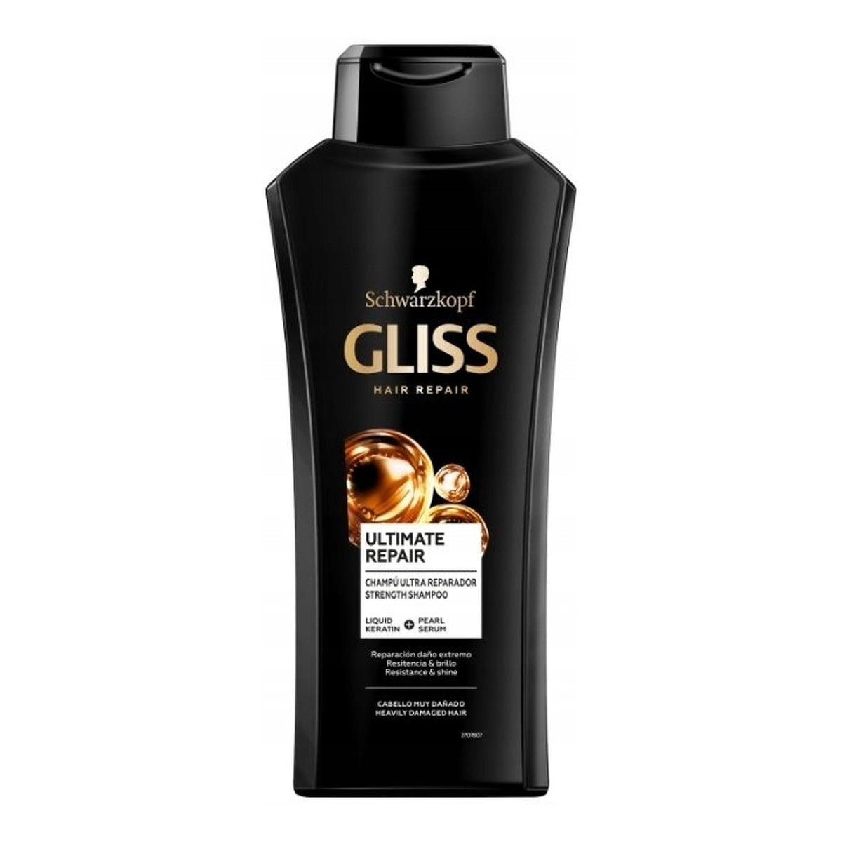 Gliss Ultimate repair shampoo regenerujący szampon do włosów mocno zniszczonych i suchych 700ml