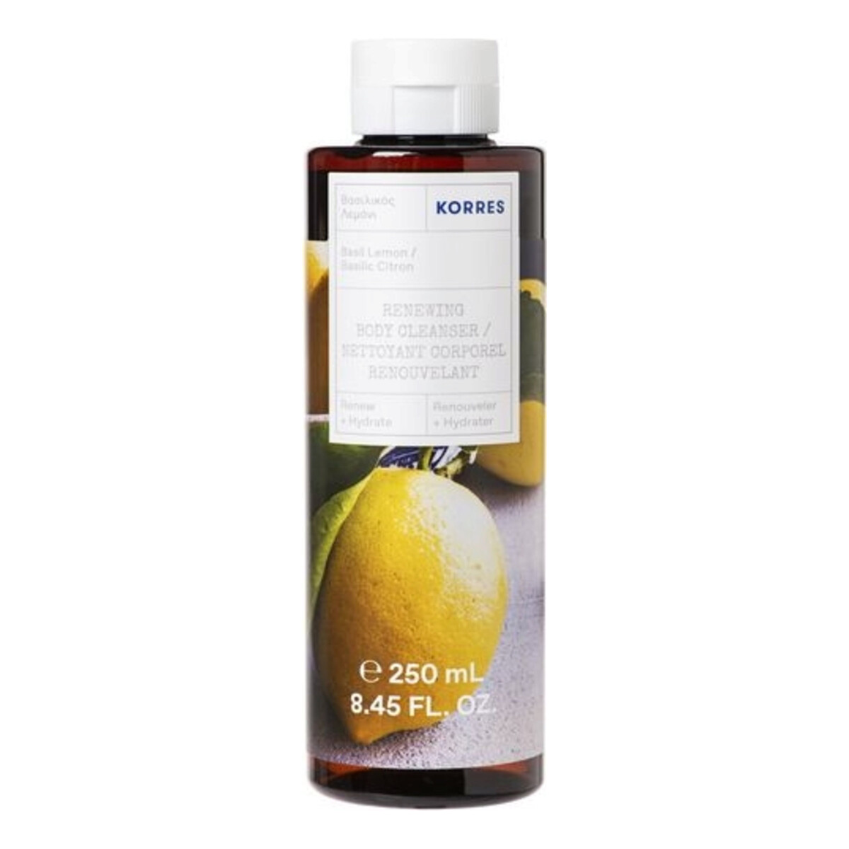 Korres Renewing Body Cleanser żel pod prysznic Basil Lemon 250ml