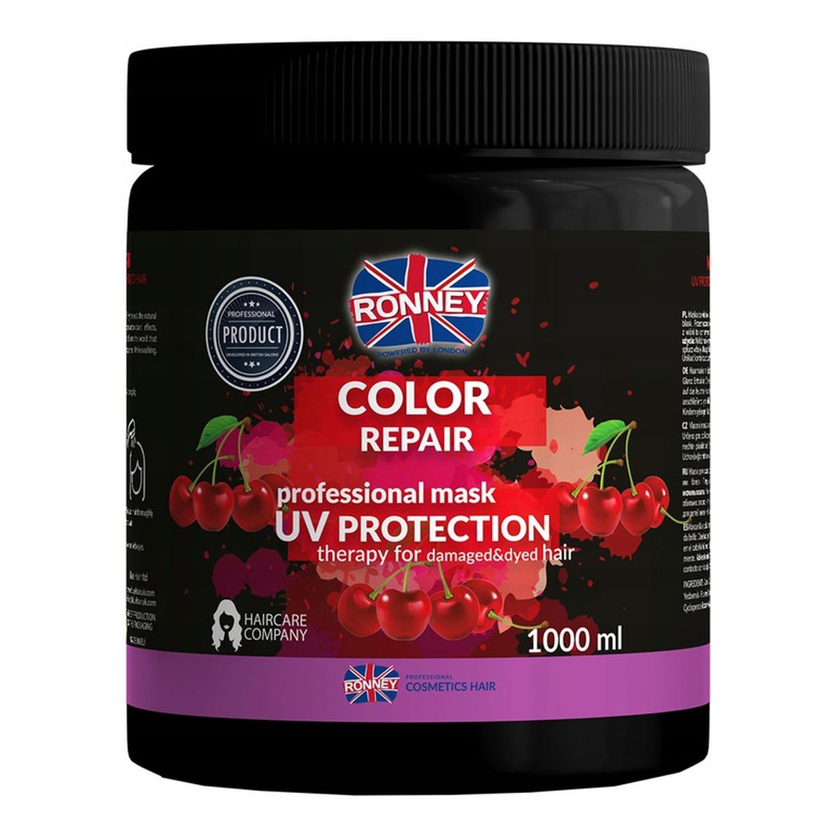 Ronney Color repair professional mask uv protection maska chroniąca kolor z ekstraktem z wiśni 1000ml
