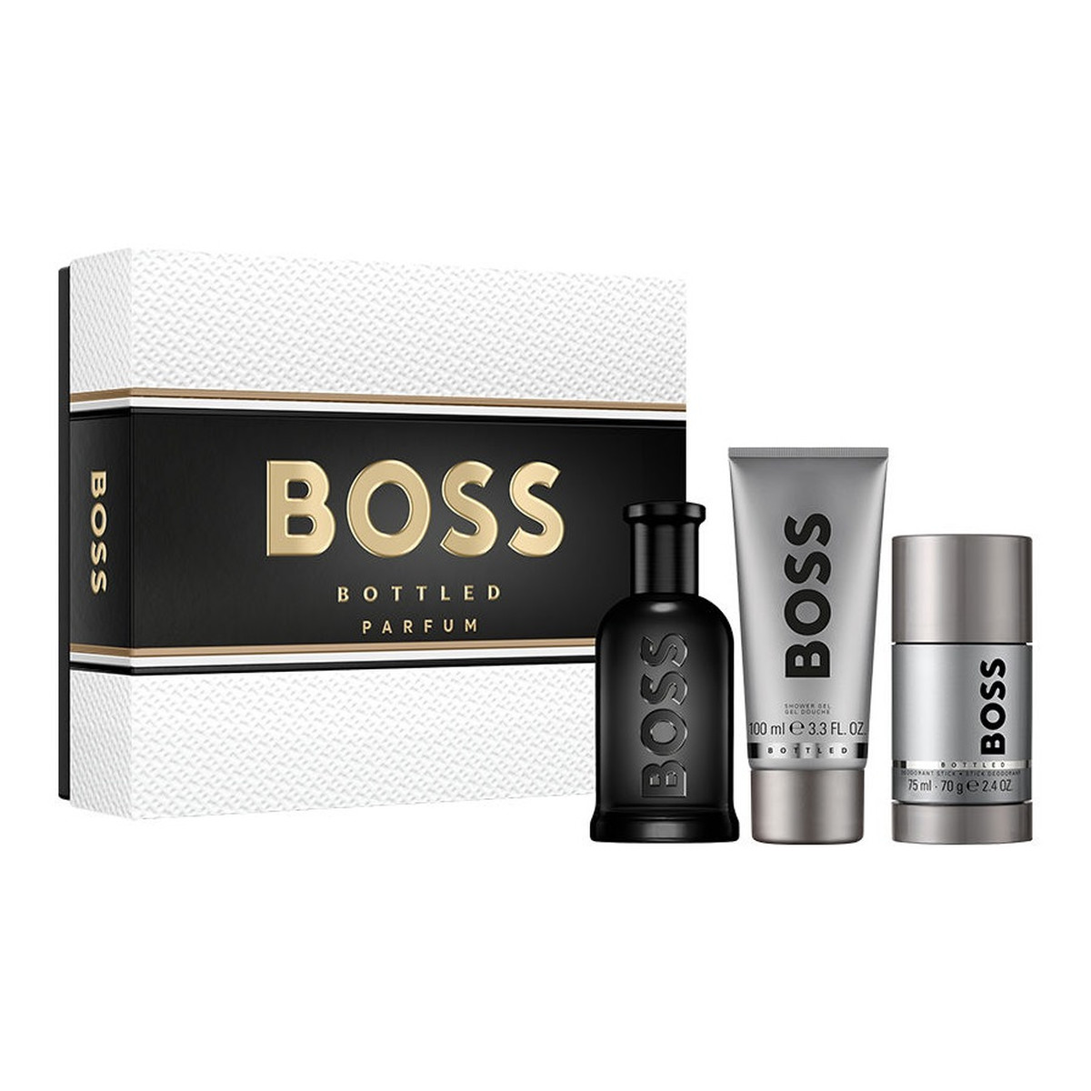 Hugo Boss Boss Bottled Zestaw perfumy spray 100ml + żel pod prysznic 100ml + dezodorant sztyft 75ml