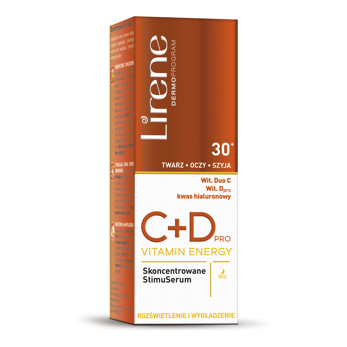 Lirene Dermo Program C+Dpro Vitamin Energy Skoncentrowane StimuSerum Na Noc 30ml