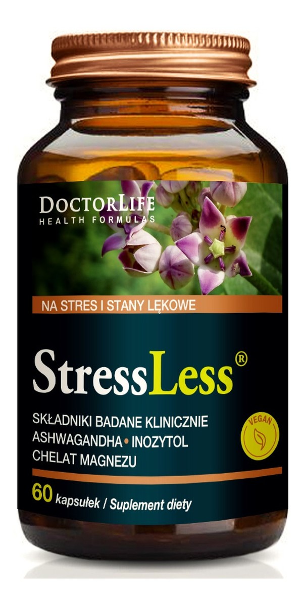 Stressless na stres i stany lękowe suplement diety 60 kapsułek