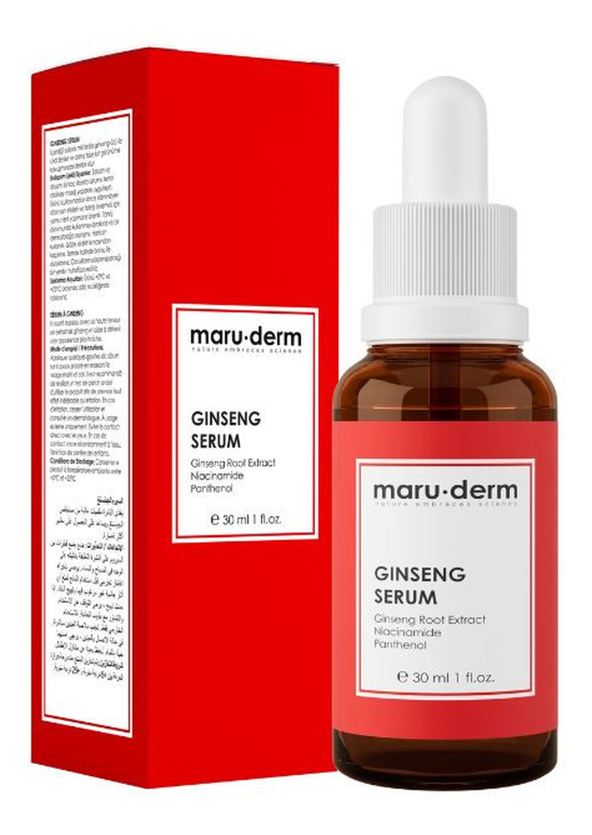 Odżywcze serum do twarzy z żeń-szeniem