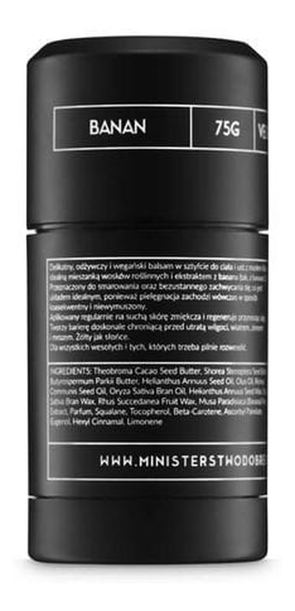 Regenerujący balsam w sztyfcie Banan