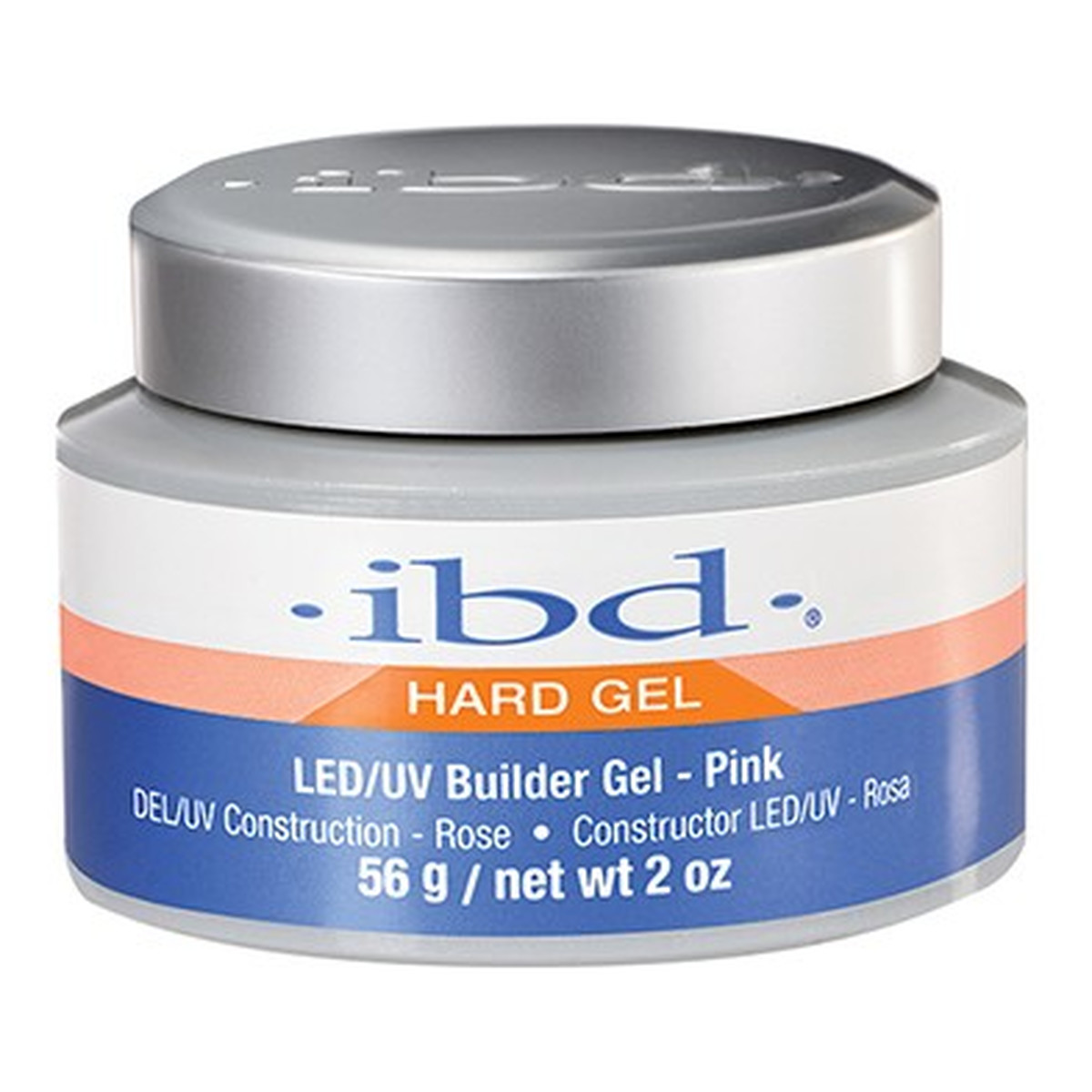 IBD Hard Builder Gel LED/UV Żel budujący Pink 56g