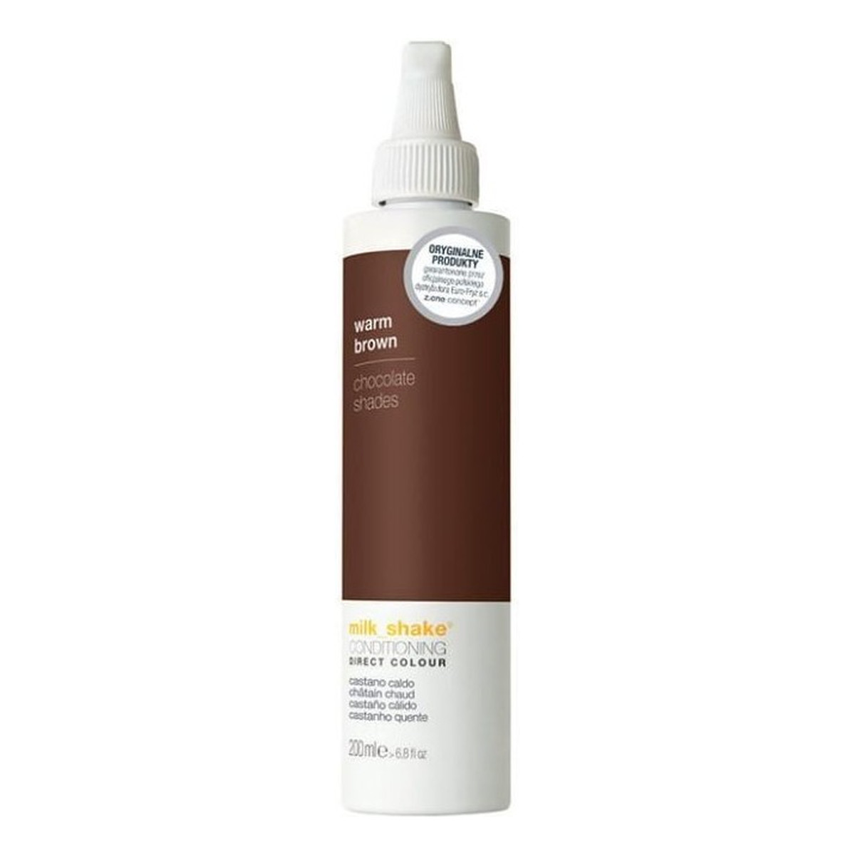 Milk Shake Direct colour Koloryzująca odżywka do włosów Ciepły Brąz 200ml