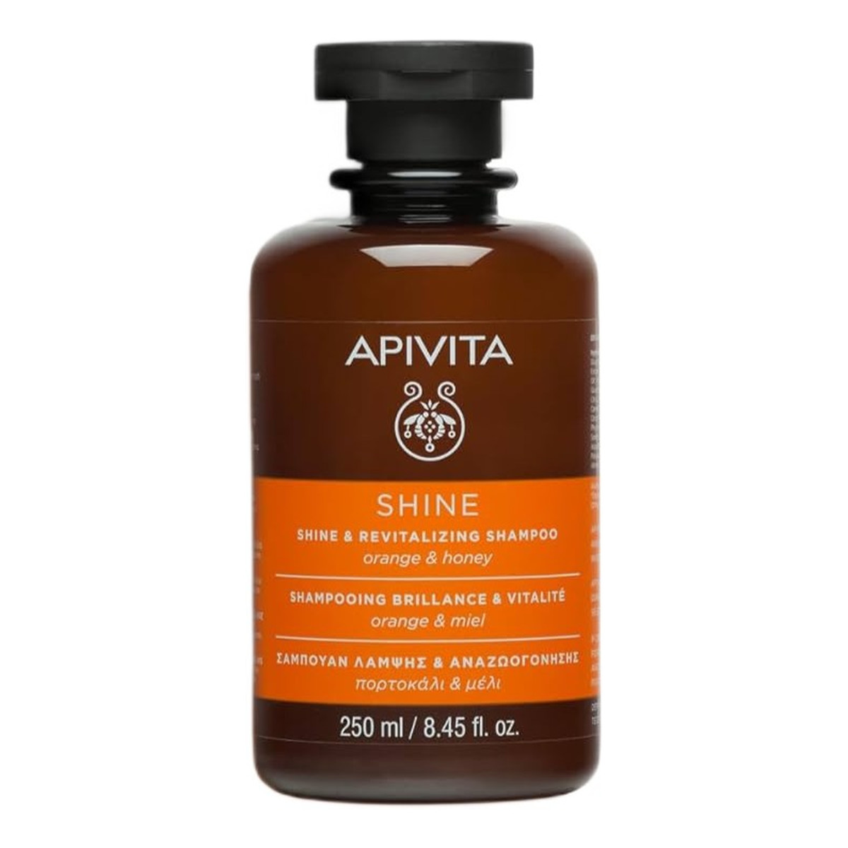 Apivita Shine revitalizing shampoo szampon rewitalizujący z pomarańczą i miodem 250ml