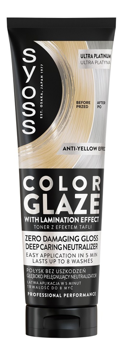 toner nabłyszczający z efektem laminacji Ultra Platinum