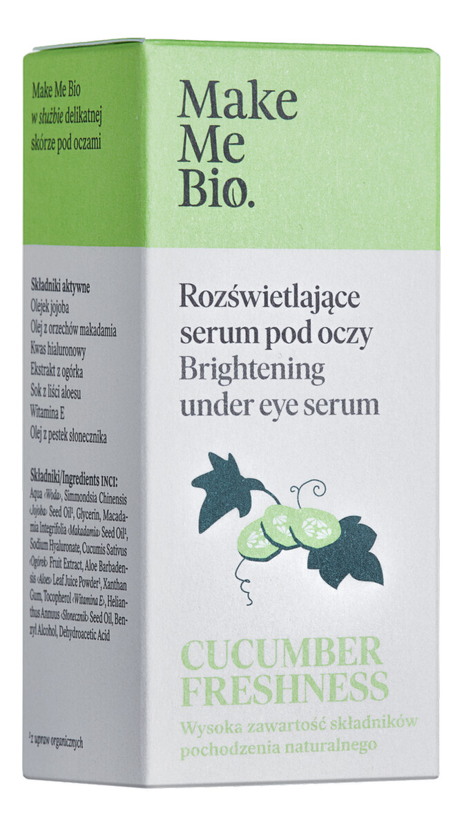 Rozświetlające serum pod oczy CUCUMBER FRESHNESS – Roller