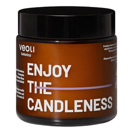 Enjoy the candleness wegańska świeca do masażu z 40% masłem shea i olejem z pestek śliwki