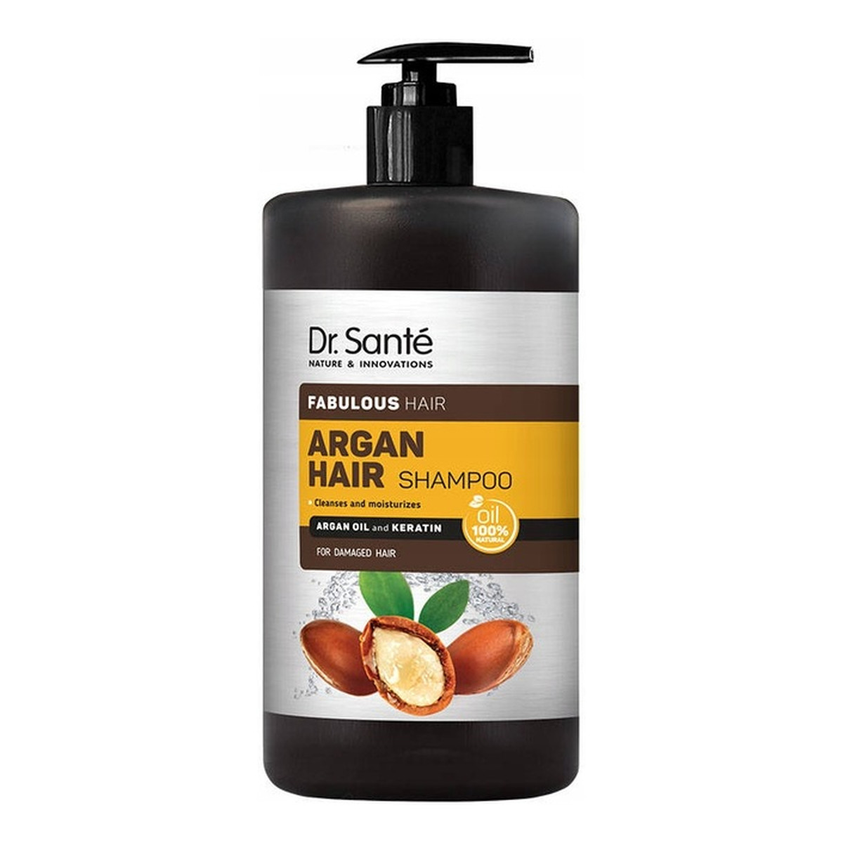 Dr. Sante Argan Hair Szampon z Olejem Arganowym i Keratyną Do Włosów Uszkodzonych 1000ml