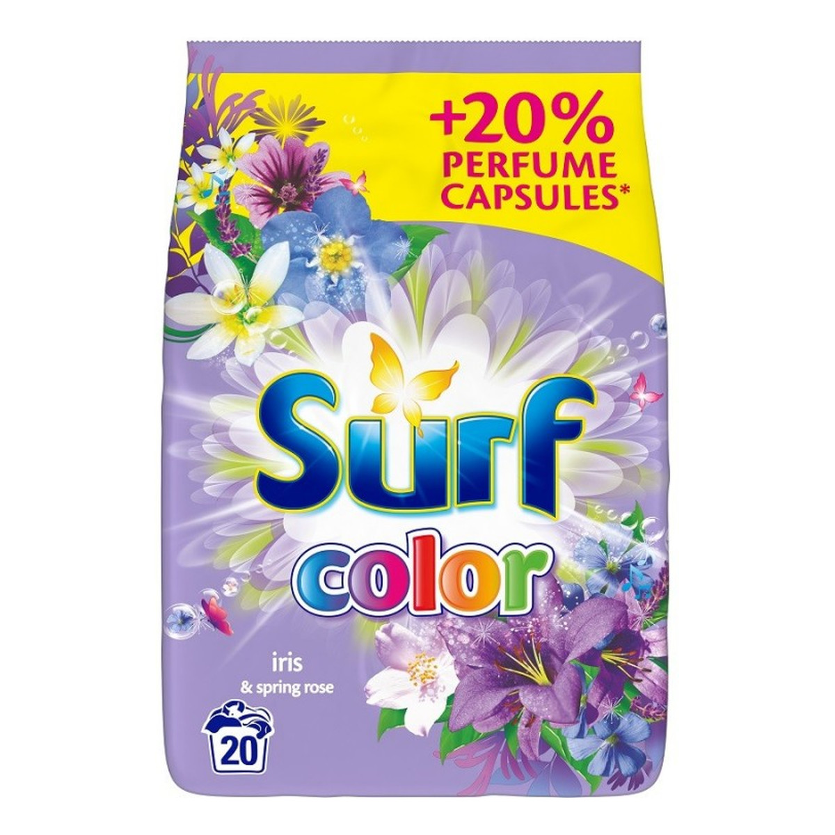 Surf Color proszek do prania do koloru Iris & Spring Rose 1300ml