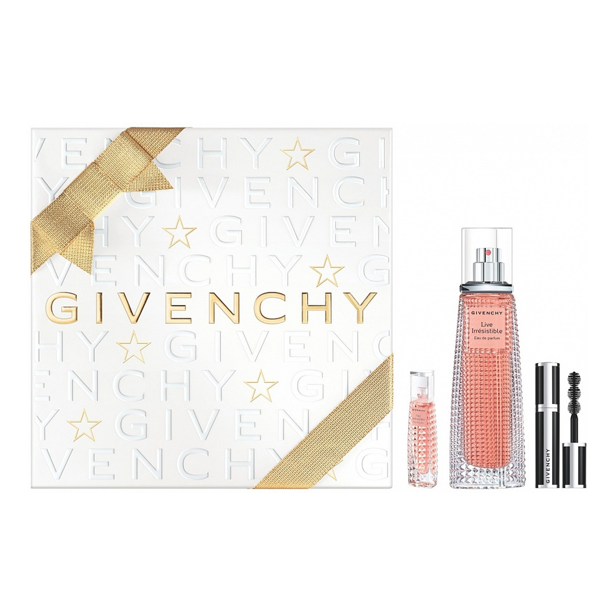 Givenchy Live Irresistible Woda perfumowana 50ml + Woda perfumowana 3ml + Mini Mascara 4g