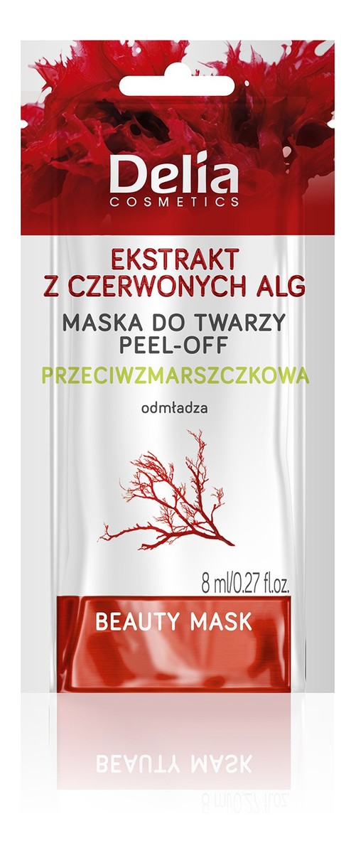 Maseczka peel-off do twarzy przeciwzmarszczkowa z ekstraktem z alg