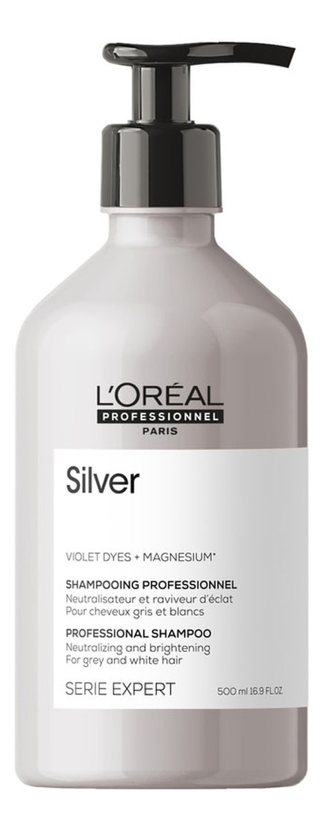 Serie expert silver shampoo szampon do włosów siwych i rozjaśnianych