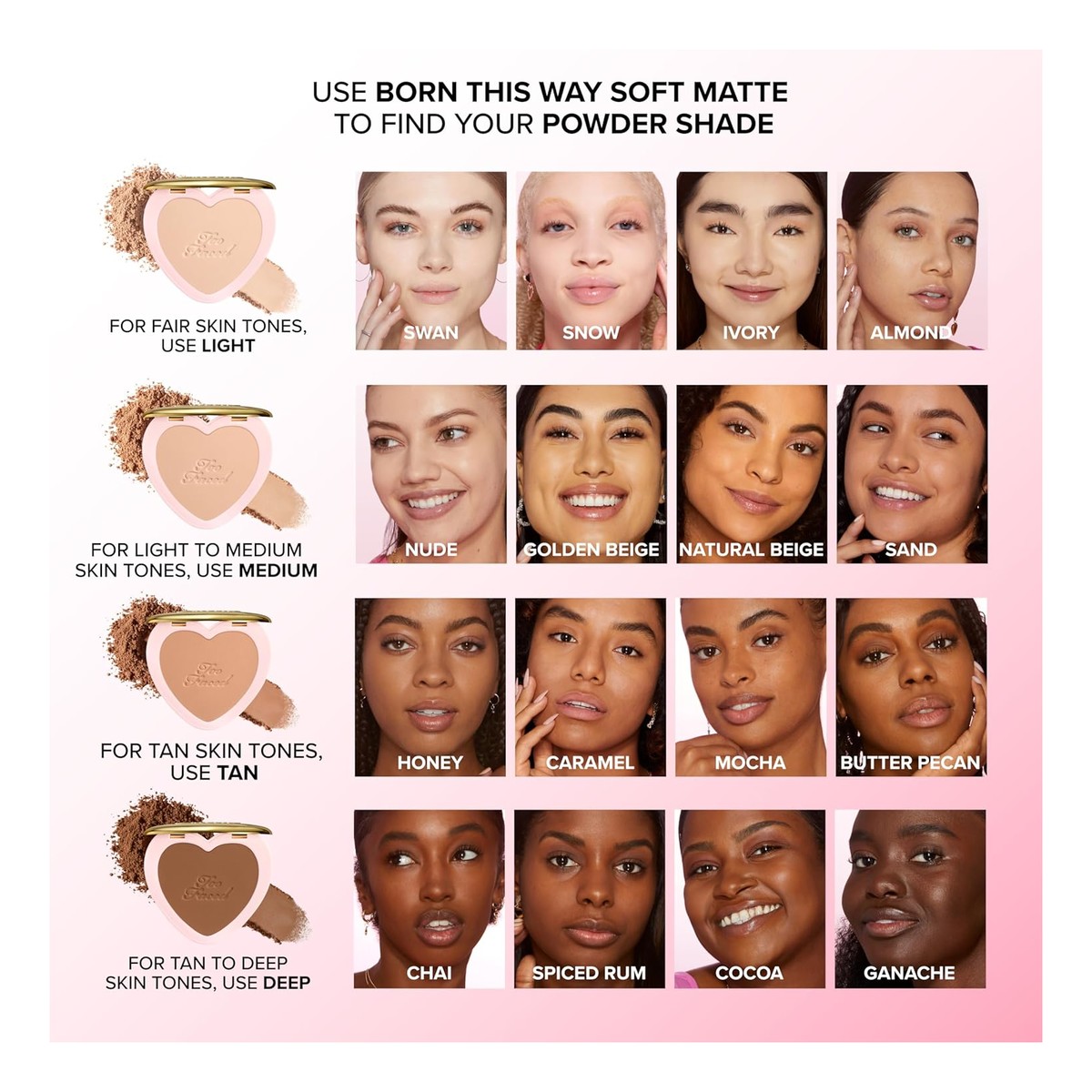 Too Faced Born This Way Soft Blur utrwalający puder w kompakcie 4.8g