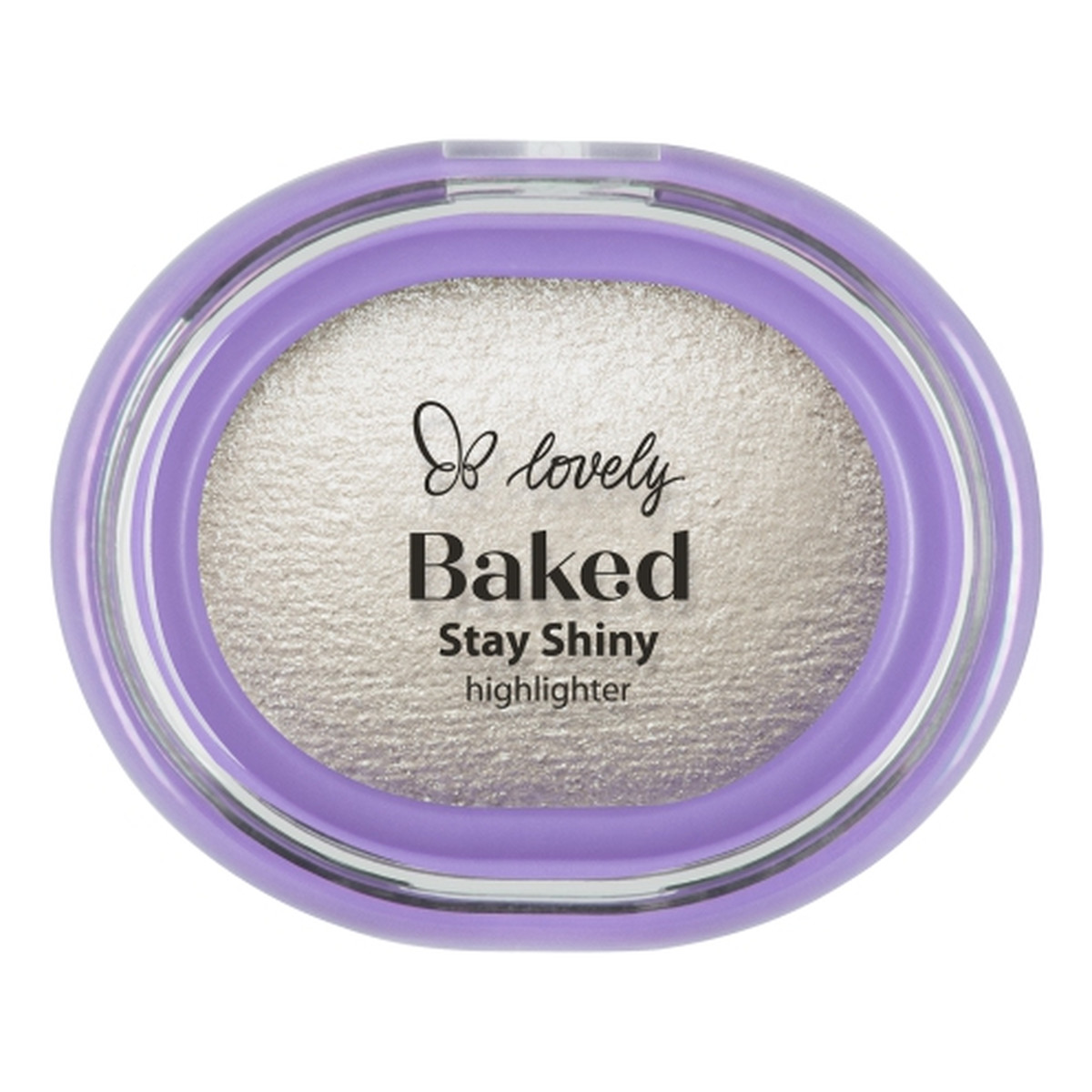 Lovely Baked Stay Shiny Highlighter wypiekany rozświetlacz do twarzy
