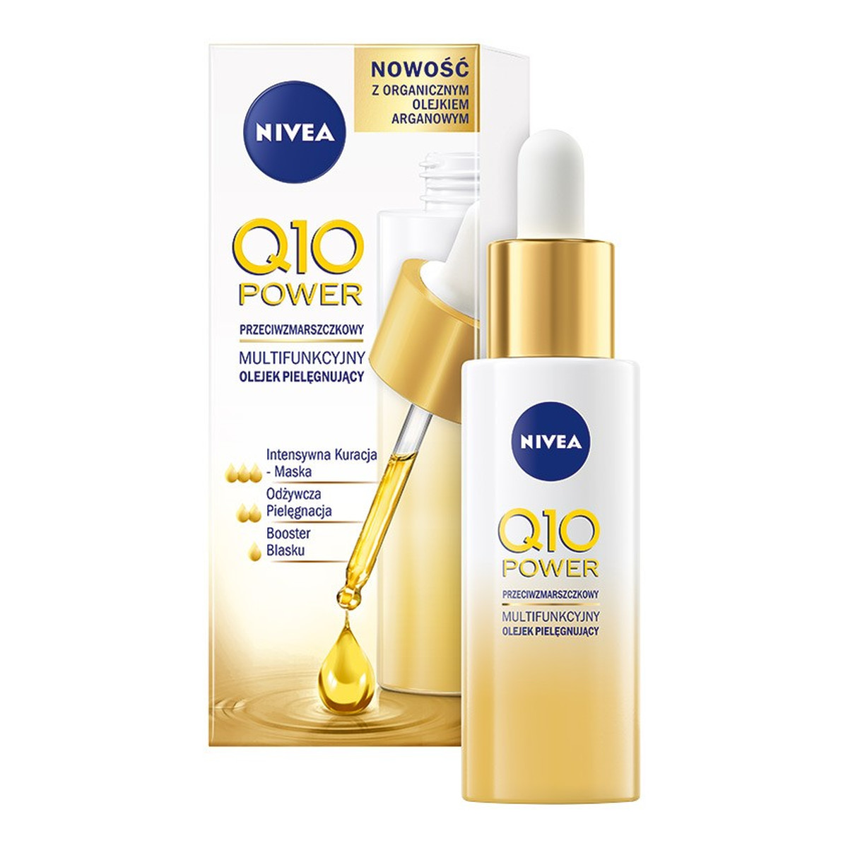 Nivea Q10 Power Multifunkcyjny Olejek pielęgnujący przeciwzmarszczkowy 30ml