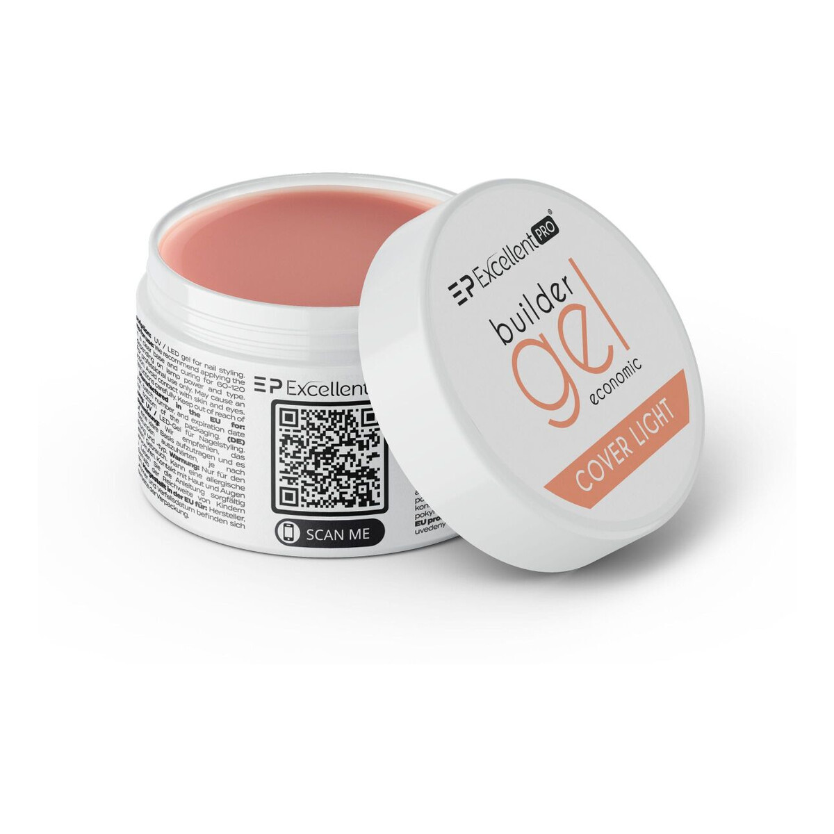 Excellent PRO Builder Gel Economic Żel budujący cover light 50g