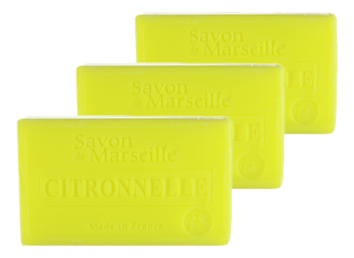 Mydło marsylskie Cytronela 3x100g