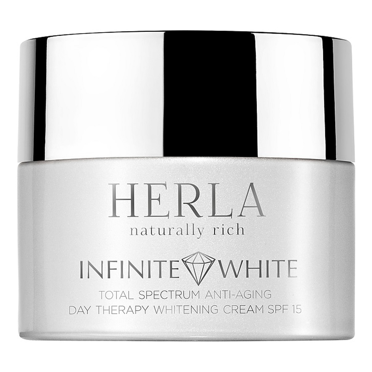 Herla Naturally Rich Infinite White przeciwstarzeniowy krem wybielający przebarwienia SPF15 50ml