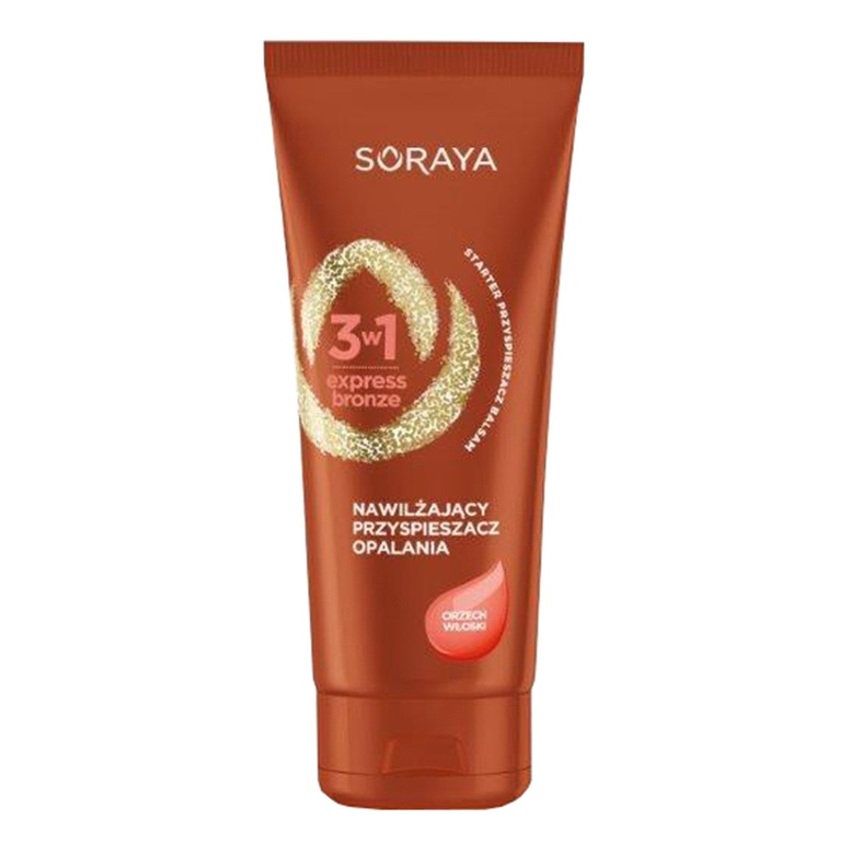 Soraya Express Bronze Nawilżający przyspieszacz opalania 3w1 z ekstraktem z orzecha włoskiego 150ml
