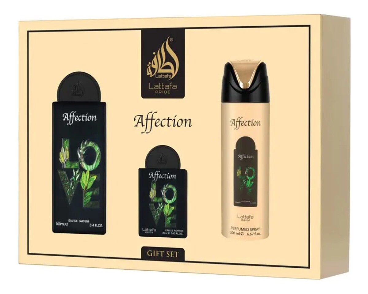 Zestaw woda perfumowana spray 100ml + woda perfumowana spray 20ml + dezodorant spray 200ml