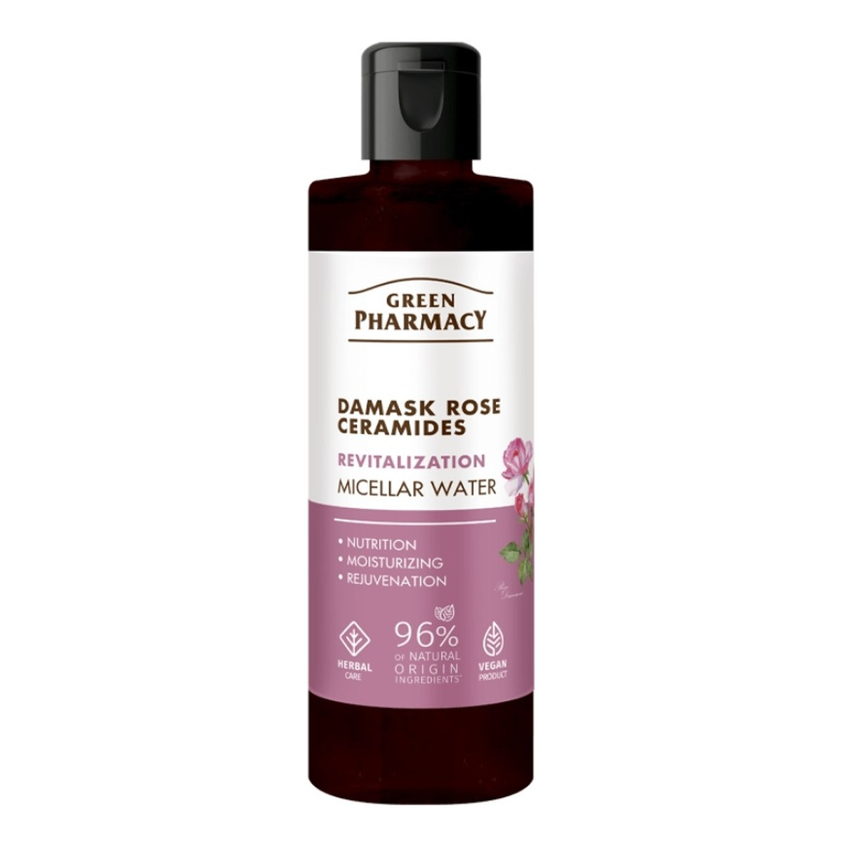 Green Pharmacy Woda micelarna Róża Damasceńska i Ceramidy 200ml