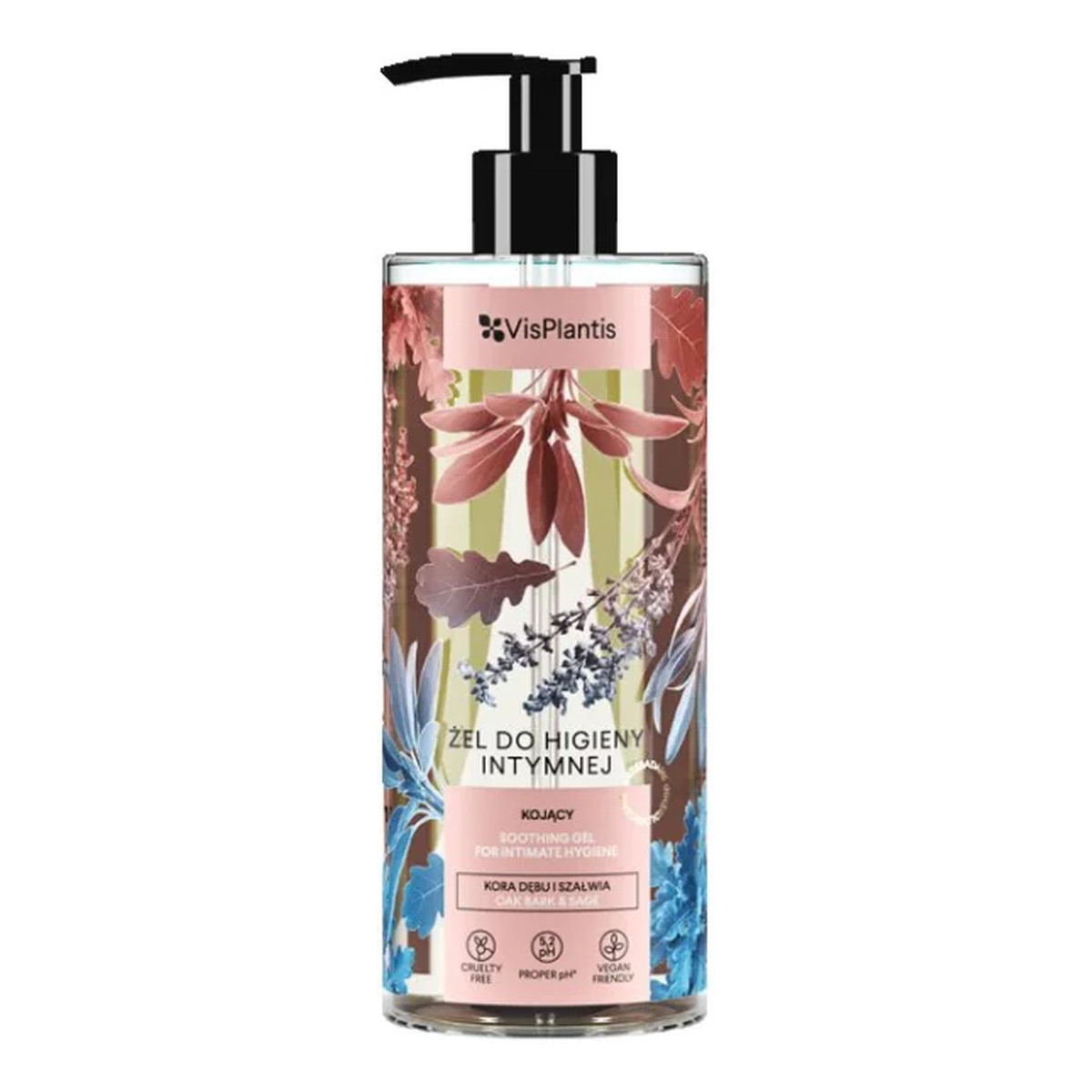 Vis Plantis Herbal Vital Care Żel do higieny intymnej Kora Dębu+Szałwia 300ml