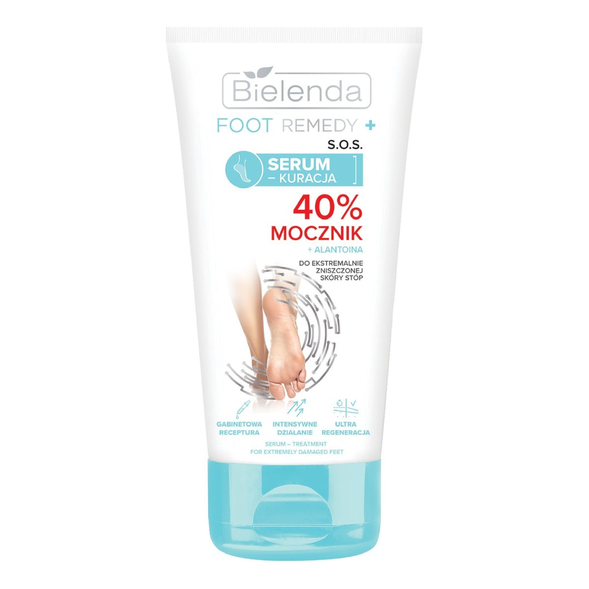 Bielenda Foot Remedy s.o.s serum kuracja do ekstremalnie zniszczonej skóry stóp 40% mocznik 50ml