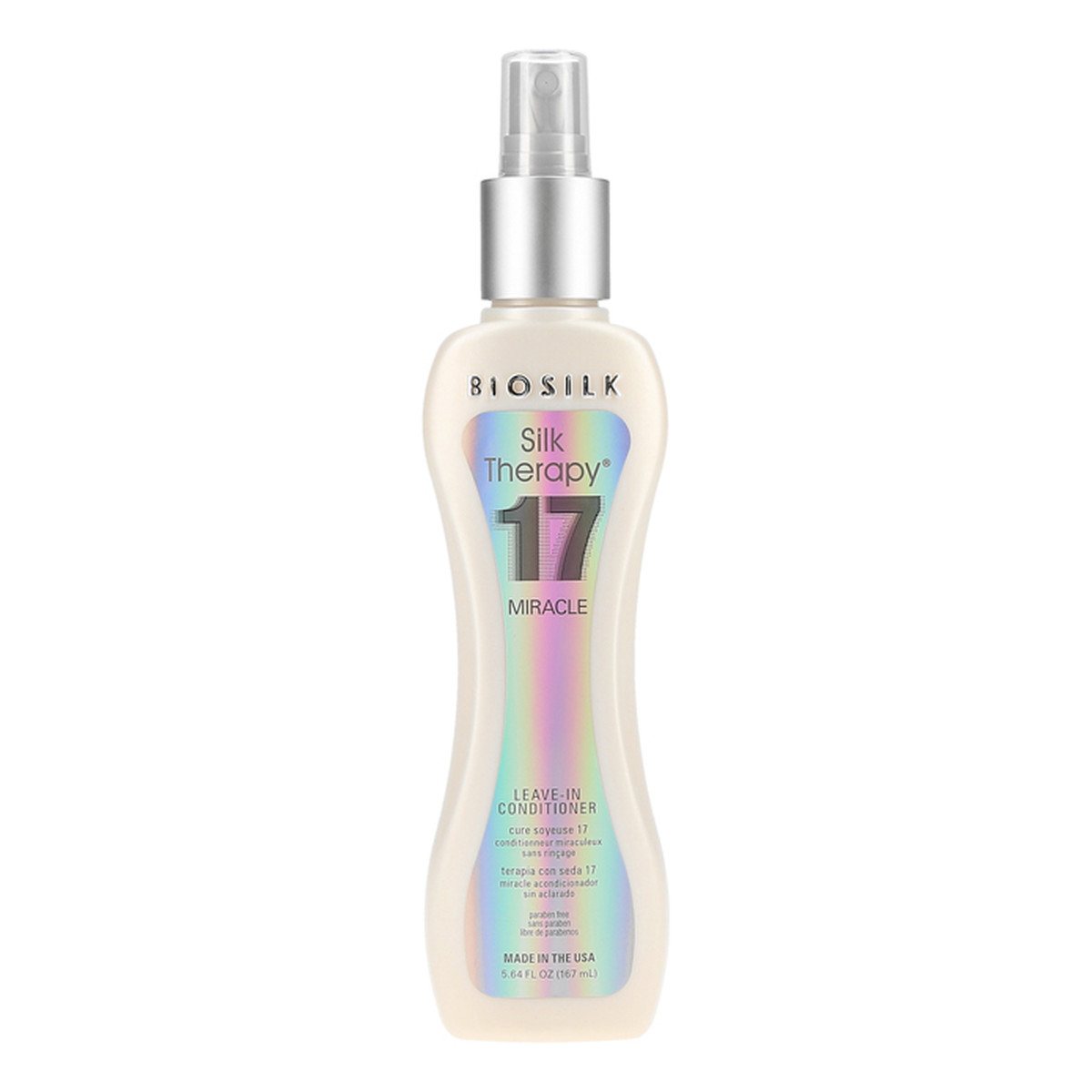 Biosilk Silk Therapy 17 Miracle lekka jedwabna odżywka w sprayu bez spłukiwania 167ml