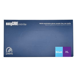 Rękawice diagnostyczne Nitrylowe Bezpudrowe Niesterylne niebieskie XL 100szt.