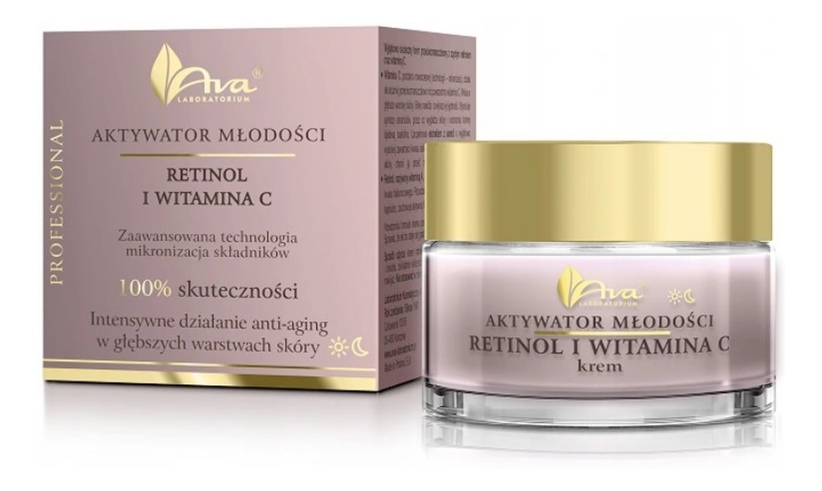 Krem przeciwzmaszczkowy z retinolem i witaminą C