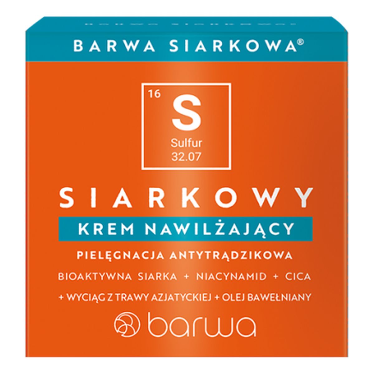 Barwa Siarkowa Siarkowy Krem Nawilżający 50ml