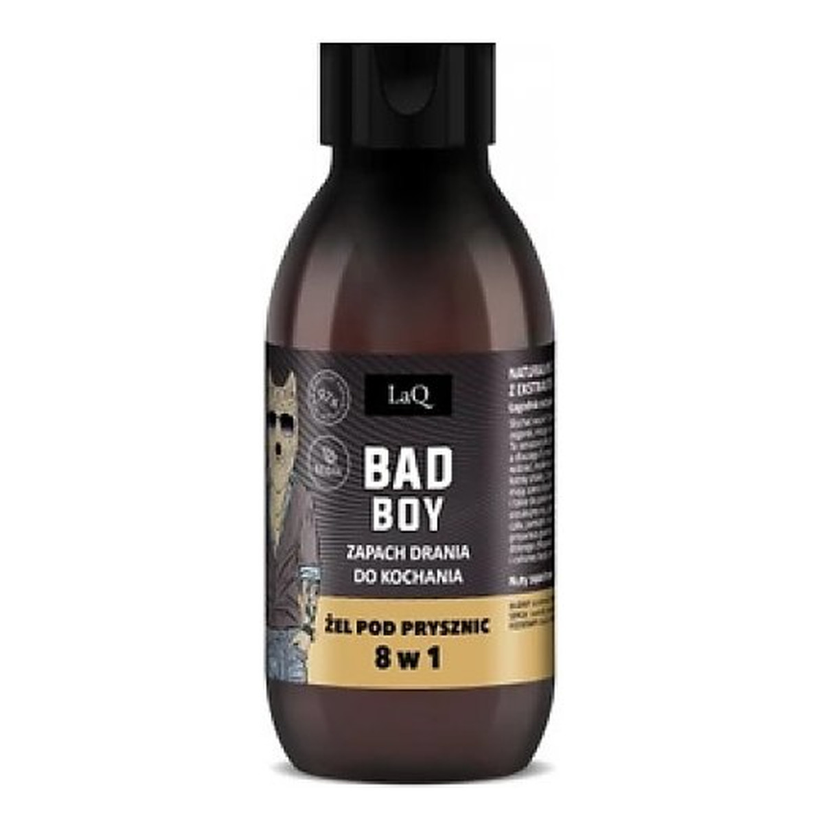 Laq Dzikus z Lasu Mini żel pod prysznic 8w1 Czarny Mat 100ml
