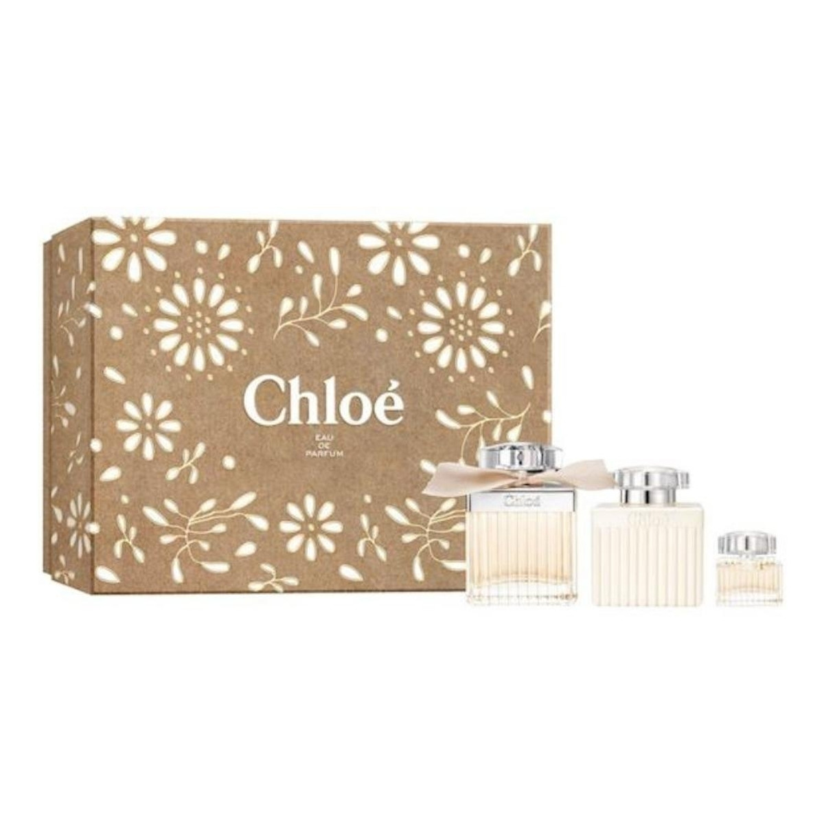 Chloe Zestaw woda perfumowana spray 75ml + balsam do ciała 100ml + miniatura wody perfumowanej 5ml