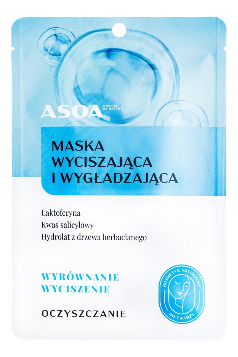 Maska w płachcie wyciszająca i wygładzająca