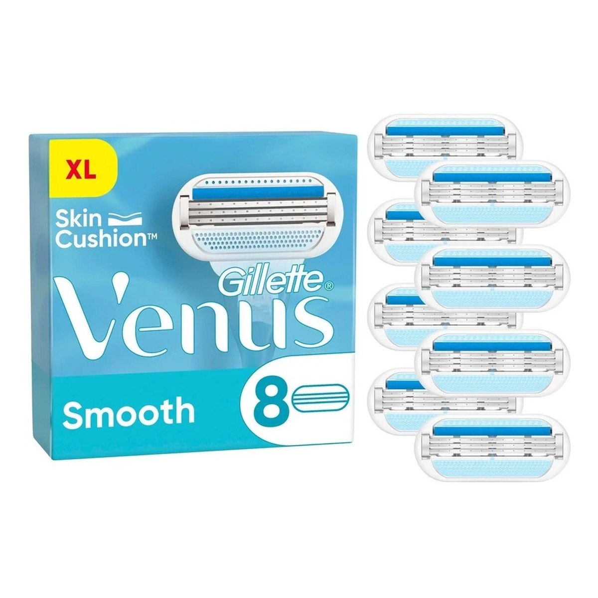 Gillette Venus smooth wymienne ostrza do maszynki do golenia dla kobiet 8szt