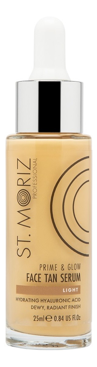 Professional prime glow face tan samoopalające serum do twarzy z kwasem hialuronowym