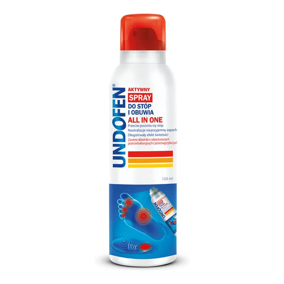 Undofen Aktywny Spray do stóp i obuwia 150ml