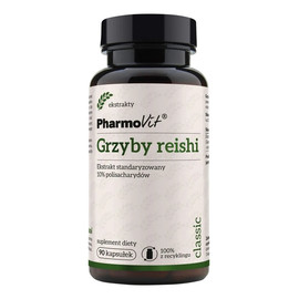 Grzyby Reishi 10% Polisacharydów suplement diety 90 kapsułek