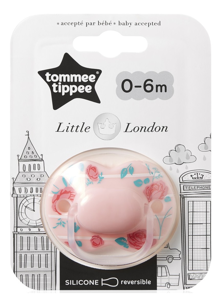 Little london smoczek uspokajający 0-6m girl