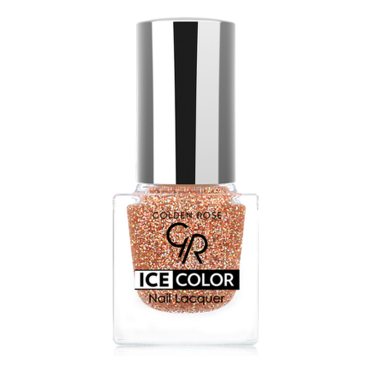 Golden Rose Ice Color Nail Lacquer Glitter Brokatowy lakier do paznokci 6ml