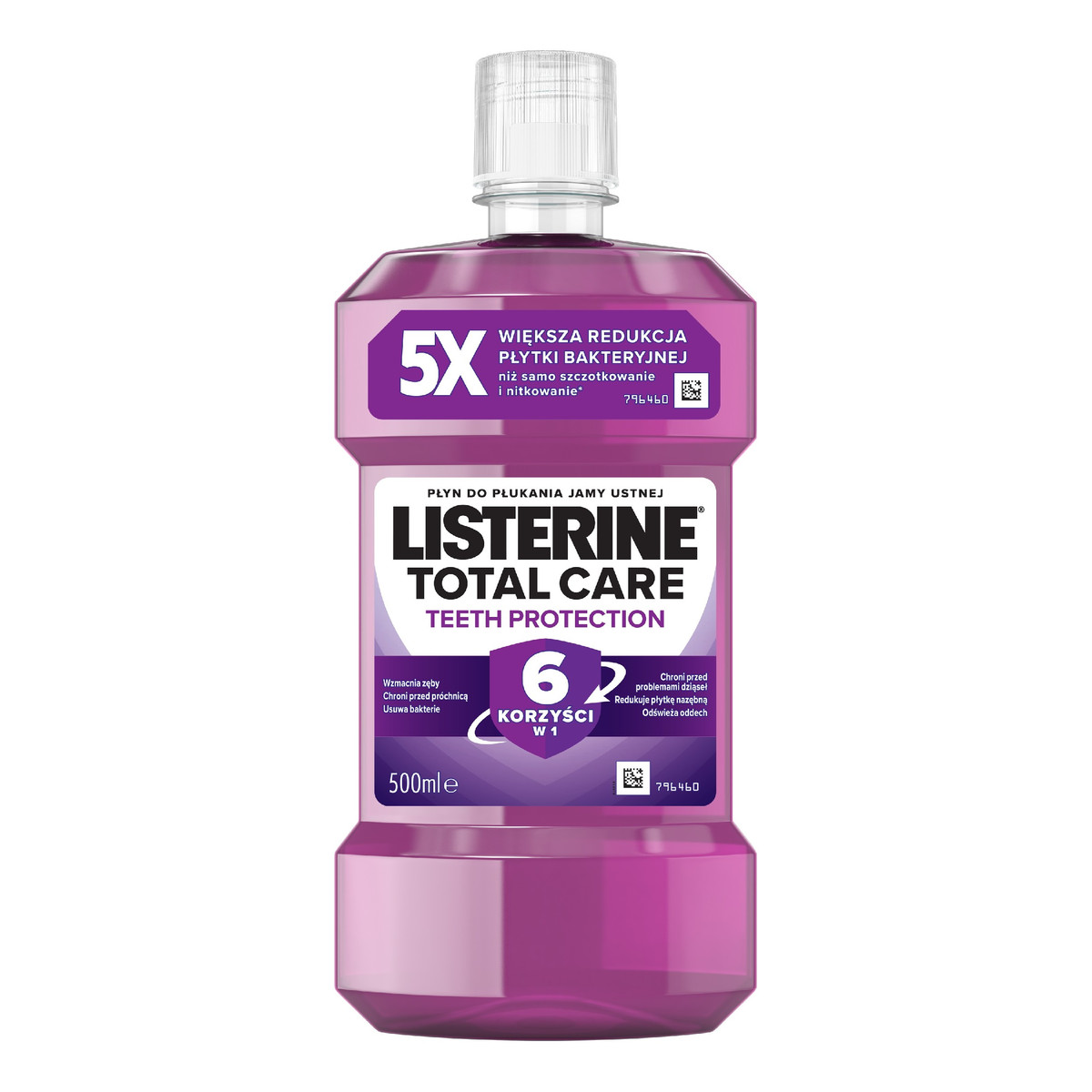 Listerine Płyn do płukania jamy ustnej total care 500ml